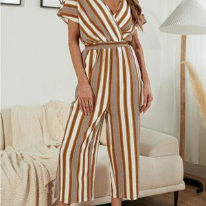 🎊 Westside Striped Jumpsuit